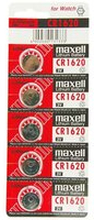 Maxell batteria litio cr1620 3v 5uds
