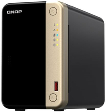 QNAP TS-264 - NAS-palvelin - 2 lokeroa - SATA 6Gb/s - RAID 0, 1, 5, 6, 10, 50, JBOD, 60 - RAM 8 GB - 2,5 Gigabit Ethernet - iSCSI-tuki