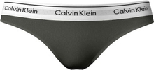 Calvin Klein Trosor Modern Cotton Field Olive Thong Oliv Large Dam