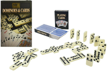 3-Pack MY Games Playing Cards And 28 Double Six Dominoes