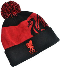 Liverpool FC Unisex Adult Bobble Knitted Crest Beanie