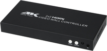 XP02 4K 2x2 HDMI Video Wall Controller Multi-screen Splicing Processor, Style:Ordinary(EU Plug)