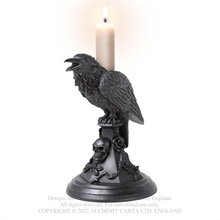Candle Holder: Poe's Raven Candle Stick
