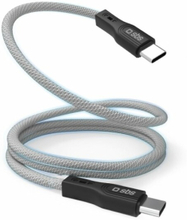 SBS magneettinen USB-C USB-C-kaapeli 60W 1m harmaa