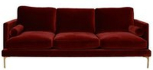 Bonham-sohva, 3-istuttava, sangria/messinki