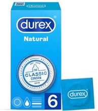 Durex natural classic 6 unità