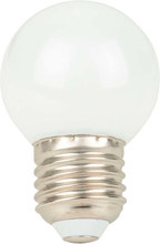 Showgear G45 E27 kunststof led-lamp voor prikkabel 1W warm wit