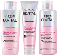 L'Oréal Paris Elvital Trio Shampoo 200 ml, Conditioner 150 ml & Rinse-off treatment 200 ml