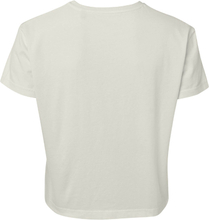 Justice League Flash Logo Women's Cropped T-Shirt - Cream - XS - Cream