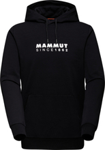 Mammut Mammut Men's Mammut ML Hoody Logo Black-White Långärmade vardagströjor S