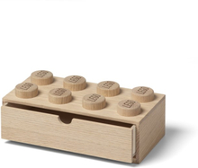 LEGO Skrivbordslåda 8 Trä (Såpad Ek)