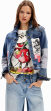 Patchwork Mickey Mouse denim jacket