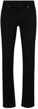 Slim-fit jeans in black comfort-stretch denim