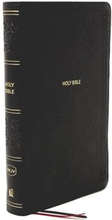 NKJV, End-of-Verse Reference Bible, Personal Size Large Print, Leathersoft, Black, Thumb Indexed, Red Letter, Comfort Print