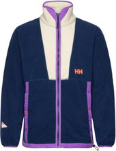 Yu Fleece Jacket Tops Sweatshirts & Hoodies Fleeces & Midlayers Navy Helly Hansen