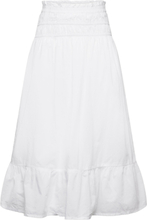 Ruffled Long Skirt Dresses & Skirts Skirts Maxi Skirts White Mango