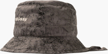 Stussy - Dyed Nylon Bungee Bucket Hat - Grå - S-M