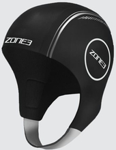 Zone3 Neoprene Swim Cap Black/Reflective Silver