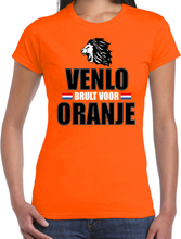 Oranje t-shirt Venlo brult voor oranje dames - Holland / Nederland supporter shirt EK/ WK