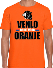 Oranje t-shirt Venlo brult voor oranje heren - Holland / Nederland supporter shirt EK/ WK