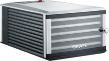 Graef - Dehydrator DA506 6 plater stål/svart