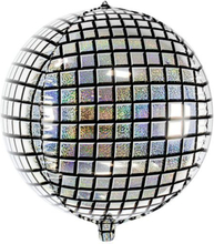 Holografisk Disco Folieballong 40 cm