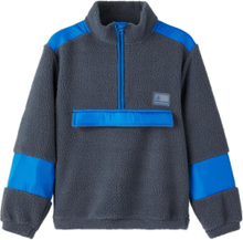 Nkmnafarve Ls Teddy Pullover Outerwear Fleece Outerwear Fleece Jackets Blue Name It