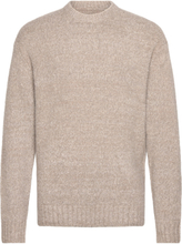 Onsmax Rlx 3.5 Bukly Crew Knit Tops Knitwear Round Necks Beige ONLY & SONS