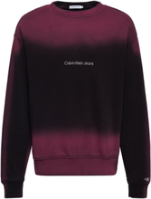 Hyper Real Spray Crewneck Tops Sweatshirts & Hoodies Sweatshirts Multi/patterned Calvin Klein