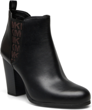 Evaline Heeled Bootie Shoes Boots Ankle Boots Ankle Boots With Heel Black Michael Kors