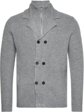 Bs Vilhelm Regular Fit Knitwear Tops Knitwear Cardigans Grey Bruun & Stengade