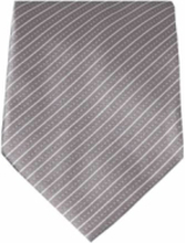 Bruine zijden stropdas M18