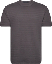 Texture Jersey T Shirt Tops T-Kortærmet Skjorte Grey French Connection