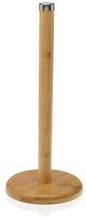 Køkkenrulleholder Versa S3404655 Træ Stål Bambus (14 x 33 x 14 cm)