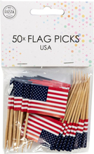 Cocktailflaggor USA - 50-pack