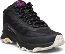Women's Moab Speed Mid Gtx - Black Shoes Sport Shoes Outdoor/hiking Shoes Svart Merrell*Betinget Tilbud