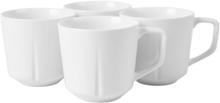 Gc Essentials Krus 30 Cl Hvit 4 Stk. Home Tableware Cups & Mugs Coffee Cups Hvit Rosendahl*Betinget Tilbud