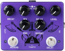 Caline CP-80 Purple Repeat Reverb delay guitar-effekt-pedal