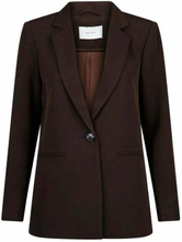 Avery Suit Blazer - Chocolate Brown