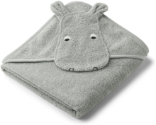 Albert Hooded Towel Home Bath Time Towels & Cloths Towels Grey Liewood