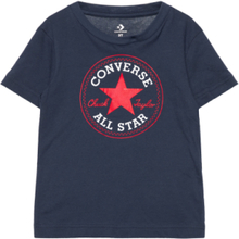 Cnvb Chuck Patch Tee T-shirts Short-sleeved Marineblå Converse*Betinget Tilbud