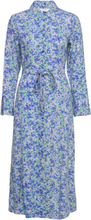 Crvimma Shirt Dress - Zally Fit Dresses Shirt Dresses Blå Cream*Betinget Tilbud