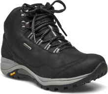 Women's Siren Traveller 3 Mid Wp - Black/Monument Shoes Sport Shoes Outdoor/hiking Shoes Svart Merrell*Betinget Tilbud