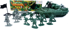 Military Set 53Pcs Toys Playsets & Action Figures Action Figures Green Robetoy
