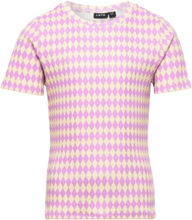 Nlfkida Ss Short S Top T-shirts Short-sleeved Multi/mønstret LMTD*Betinget Tilbud