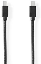 Nedis Mini Displayport-kabel | DisplayPort 1.4 | Mini DisplayPort Hane | Mini DisplayPort Hane | 48 Gbps | Nickelplaterad | 2.00 m | Rund | PVC | Svart | Blister