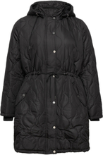 Mcamp Fleece, L/S, Coat Quiltet Jakke Black Zizzi