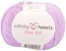 Infinity Hearts Rose 8/4 Garn Unicolor 52 Lila