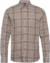 Peter Lt Flannel Checked Shirt Tops Shirts Casual Multi/patterned Lexington Clothing