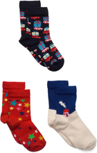 3-Pack Kids Holiday Socks Gift Set Sokker Strømper Multi/patterned Happy Socks